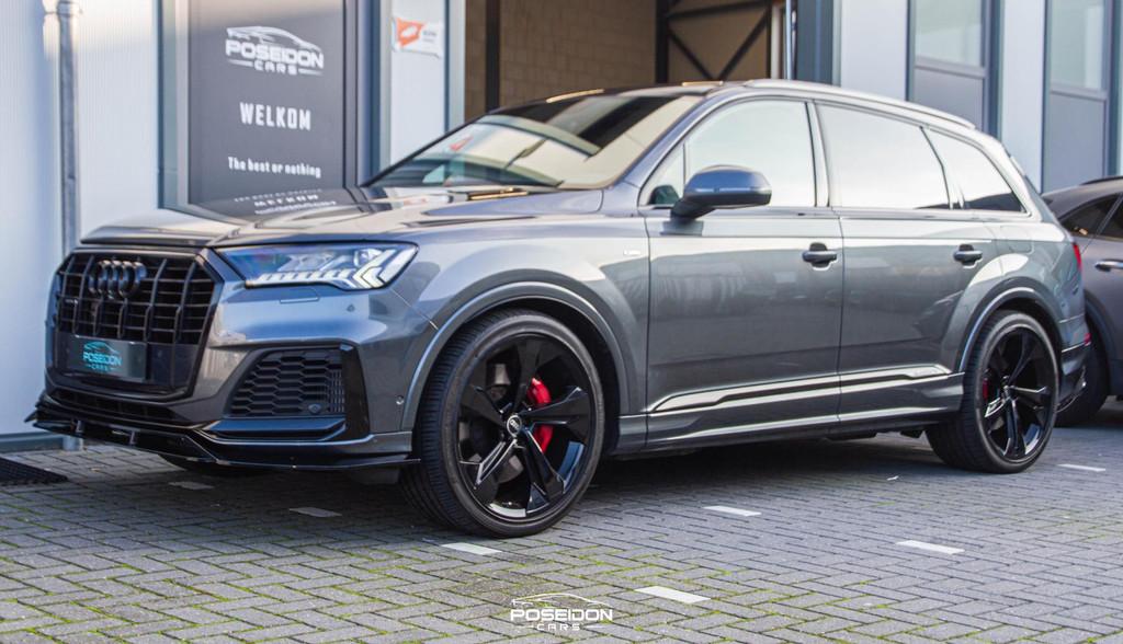 Audi Q7 55 TFSI e Quattro 3 X S-LINE | PANO | RS-STOELEN | B, Automaat, 4x4, Gebruikt, 2995 cc