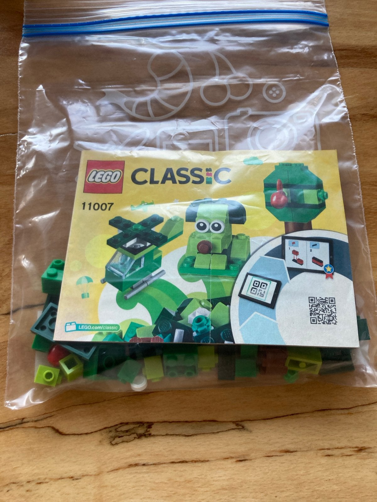 LEGO Classic 11007 Groene Creatieve Steen compleet, Lego, Ophalen of Verzenden, Zo goed als nieuw, Losse stenen