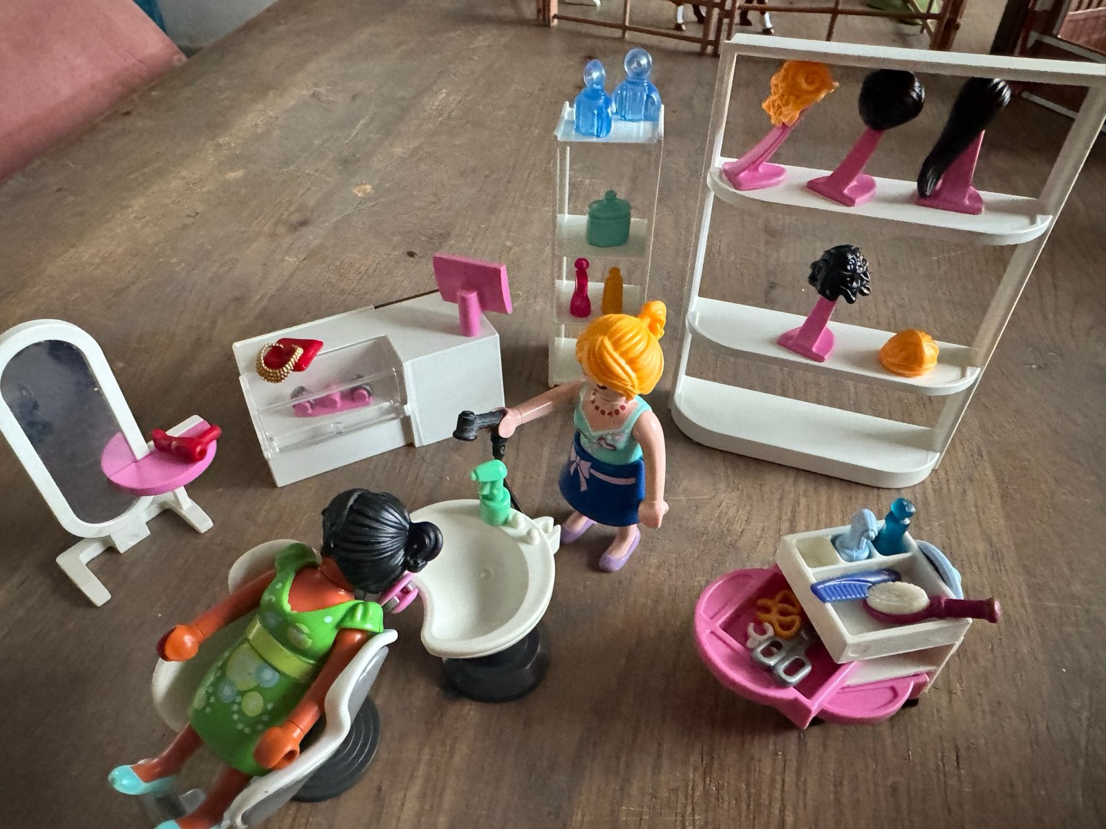 Playmobil Kapper/Kapsalon Set 5487, Gebruikt, Complete set, Overige typen, Ophalen of Verzenden