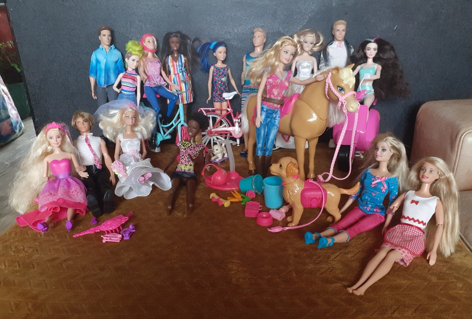 Set Barbie poppen, Ophalen of Verzenden, Barbie