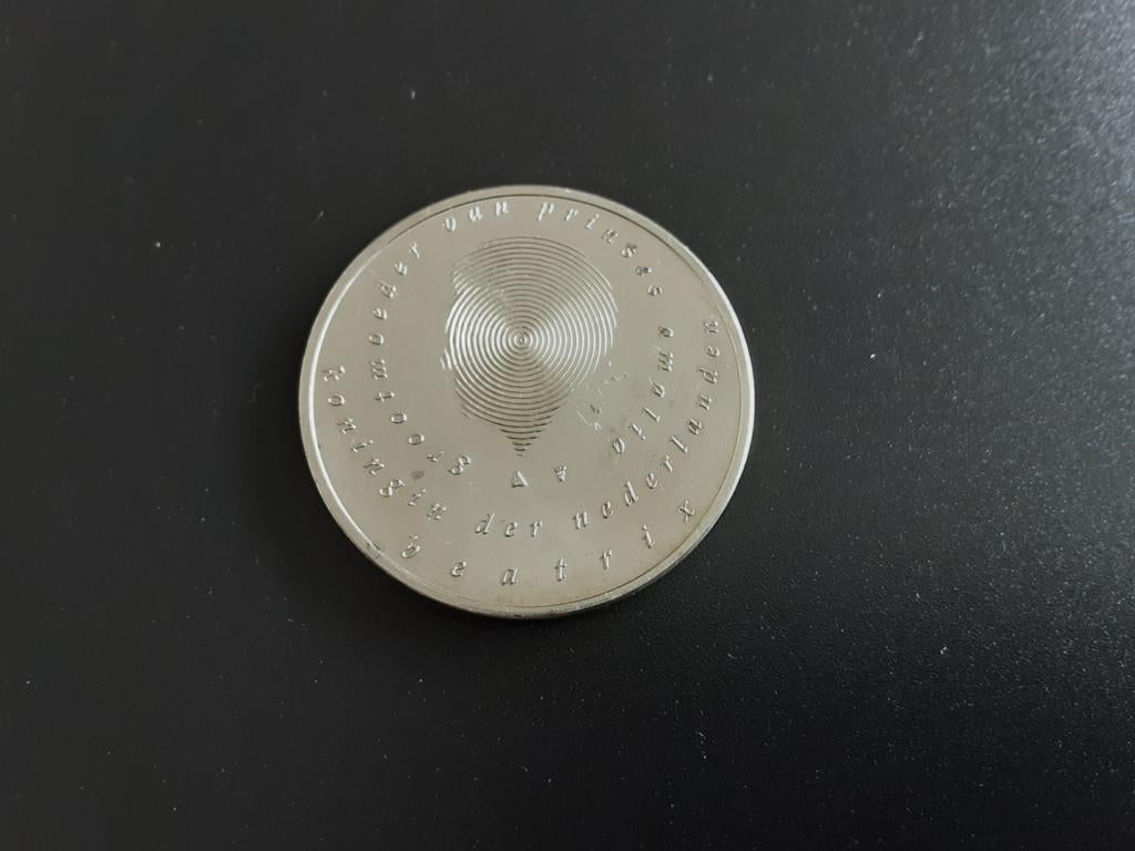 Zilveren 10 Gulden Munt Koningin Beatrix 1999, Koningin Beatrix, Zilver, Ophalen of Verzenden, Losse munt