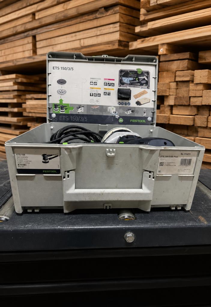 Festool ETS 150/3 EQ-Plus Excentrische Schuurmachine, Ophalen of Verzenden, Gebruikt, Minder dan 600 watt, Excentrische schuurmachine