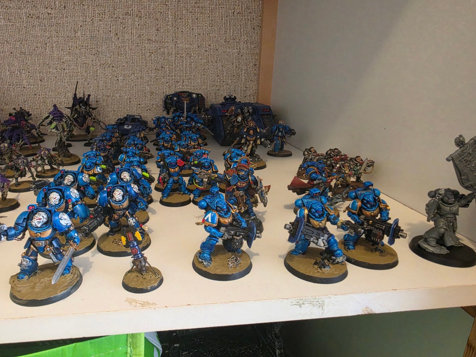 Warhammer 40K Ultramarines Leger 2k, Ophalen of Verzenden, Gebruikt, 1:50 of kleiner, Figuur of Figuren