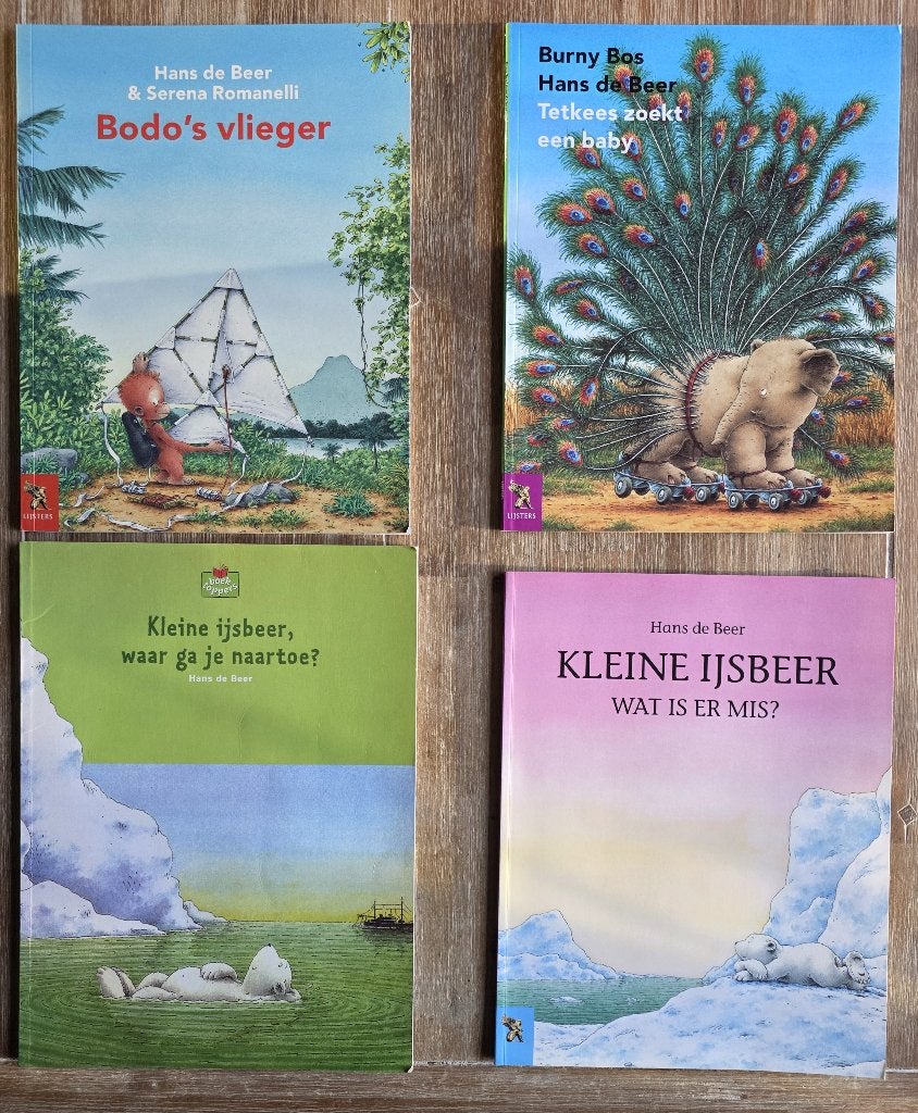 4 x Hans de Beer oa Kleine IJsbeer / Tetkees, Hans de Beer, Fictie algemeen, Jongen of Meisje, Ophalen of Verzenden