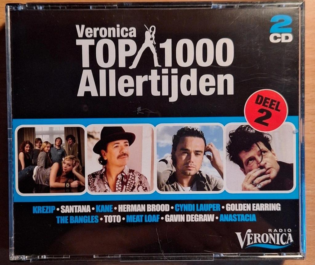 Veronica TOP 1000 Aller Tijden Deel 2 - Dubbel CD, Ophalen of Verzenden, Zo goed als nieuw