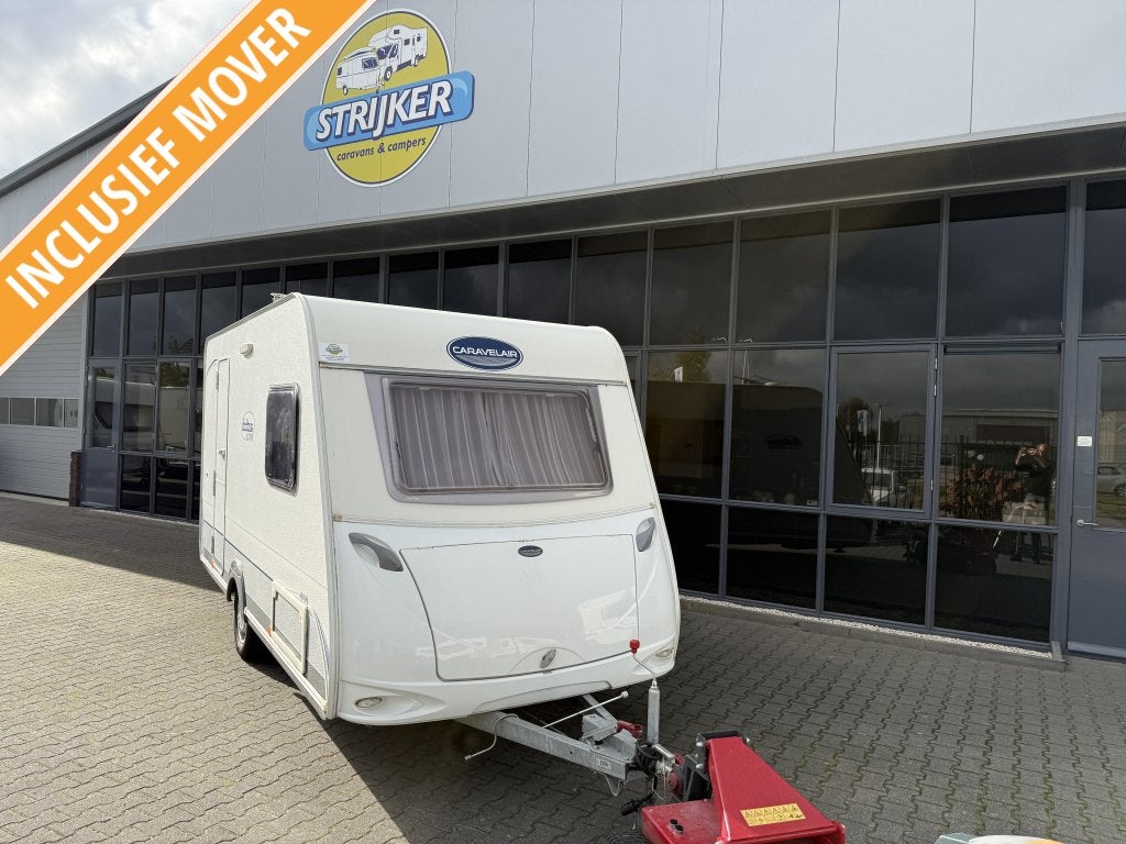 Caravelair Ambiance Style 400 CP Bed + Zit WC 840kg Mover, Schokbreker, Bedrijf, Treinzit, 4 tot 5 meter