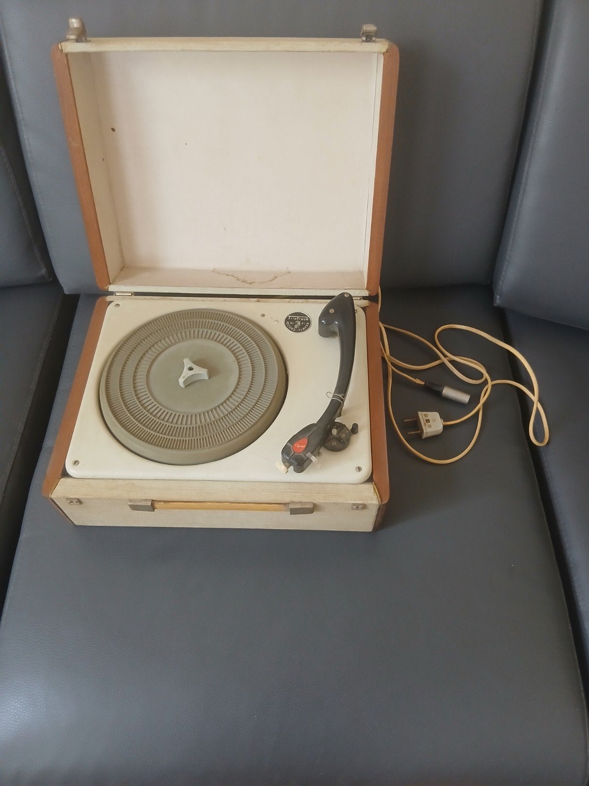 vintage Trio-Track platenspeler,, Ophalen, Overige merken