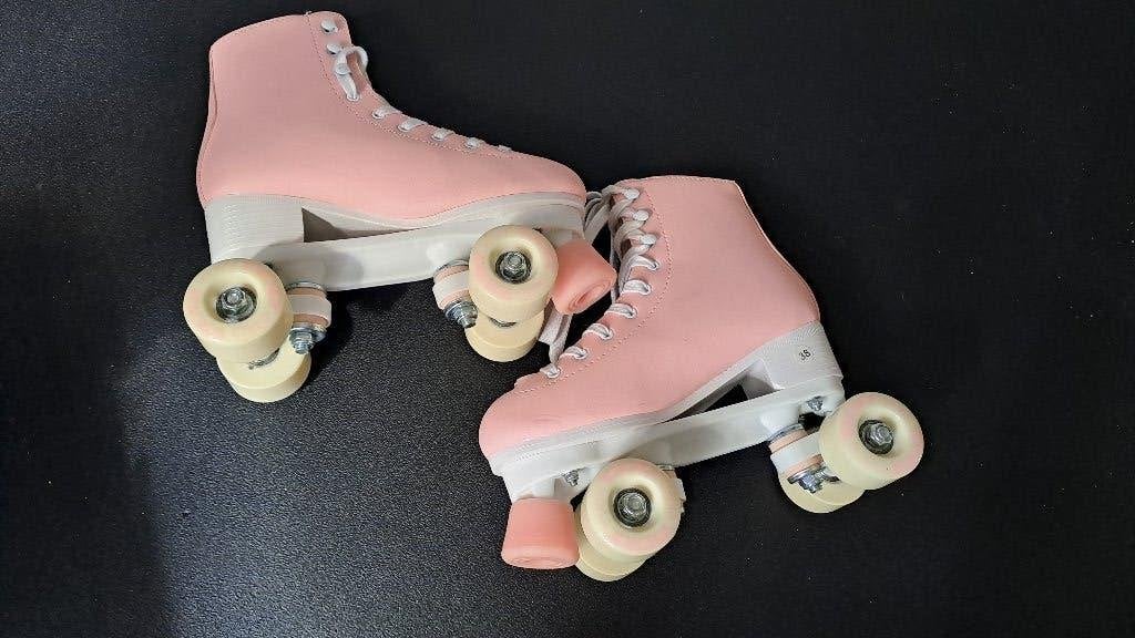 Roze Kunst Rolschaatsen Oxelo 38, Ophalen of Verzenden, Zo goed als nieuw, Dames