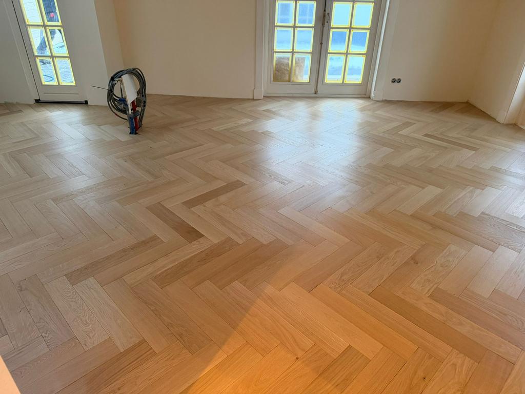 Tapis EIKEN DAMBORD MOZAIEK ONDERVLOER  RUSTIEK 8mm dikte, Ophalen of Verzenden, 75 m² of meer