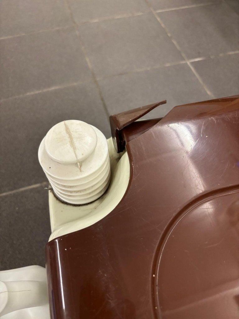 porta potti 45 met nog ca 2 liter vloeistof, Ophalen, Gebruikt