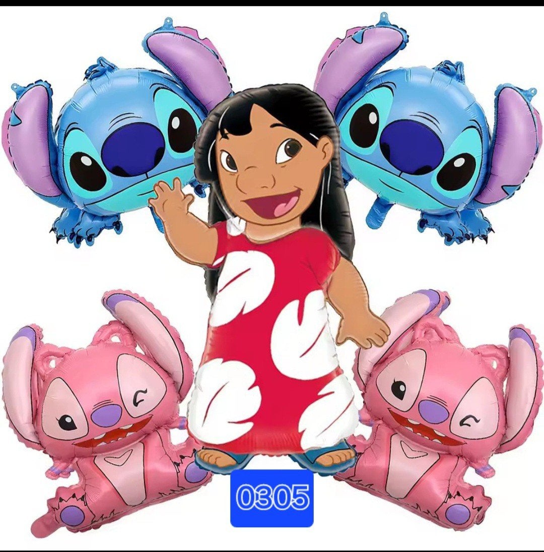 Lilo & Stitch Folieballonnen Set - Feestdecoratie, Ophalen, Nieuw, Feestartikel, Verjaardag
