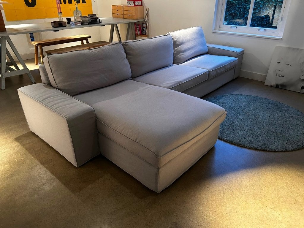 Ikea KIVIK bank, nog in prima staat., Ophalen, Gebruikt, Hoekbank, 300 cm of meer