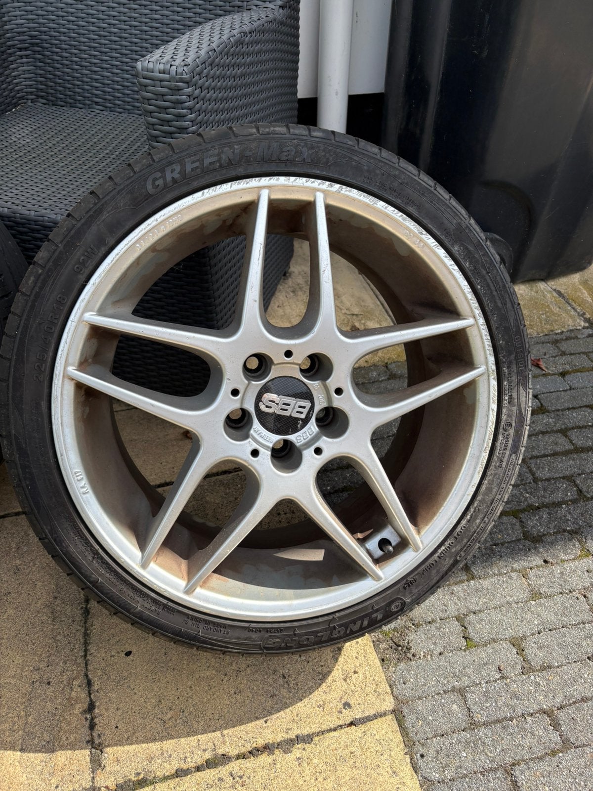 Bbs ra 517 18 inch velgen, Ophalen, 18 inch, Velg(en), Zomerbanden