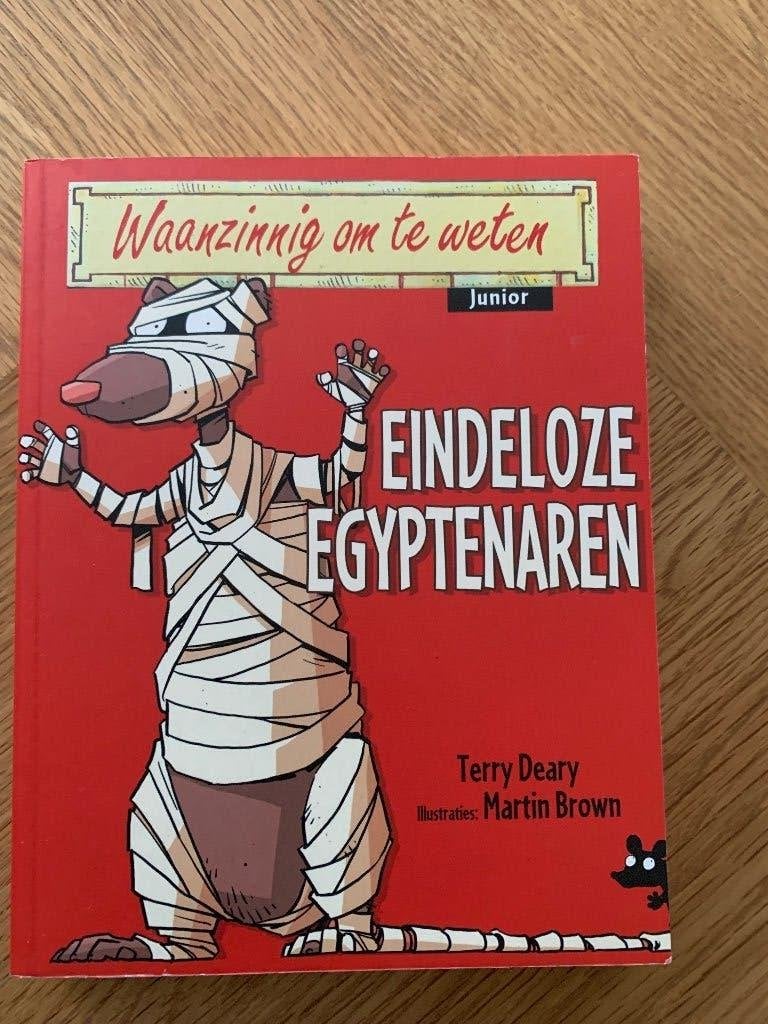 Waanzinnig om te weten Eindeloze Egyptenaren, Ophalen of Verzenden, Zo goed als nieuw, Terry Deary, Non-fictie