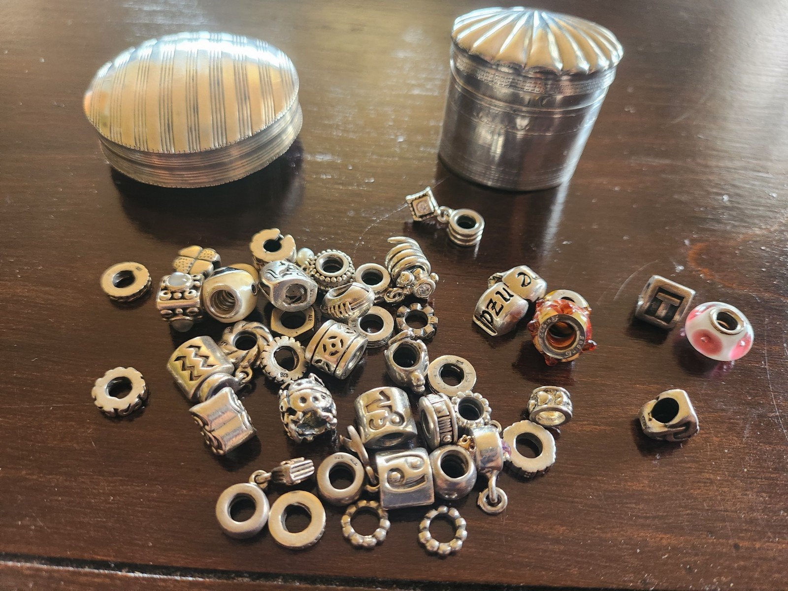 Zilveren doosjes en bedels, Ophalen of Verzenden, Zilver
