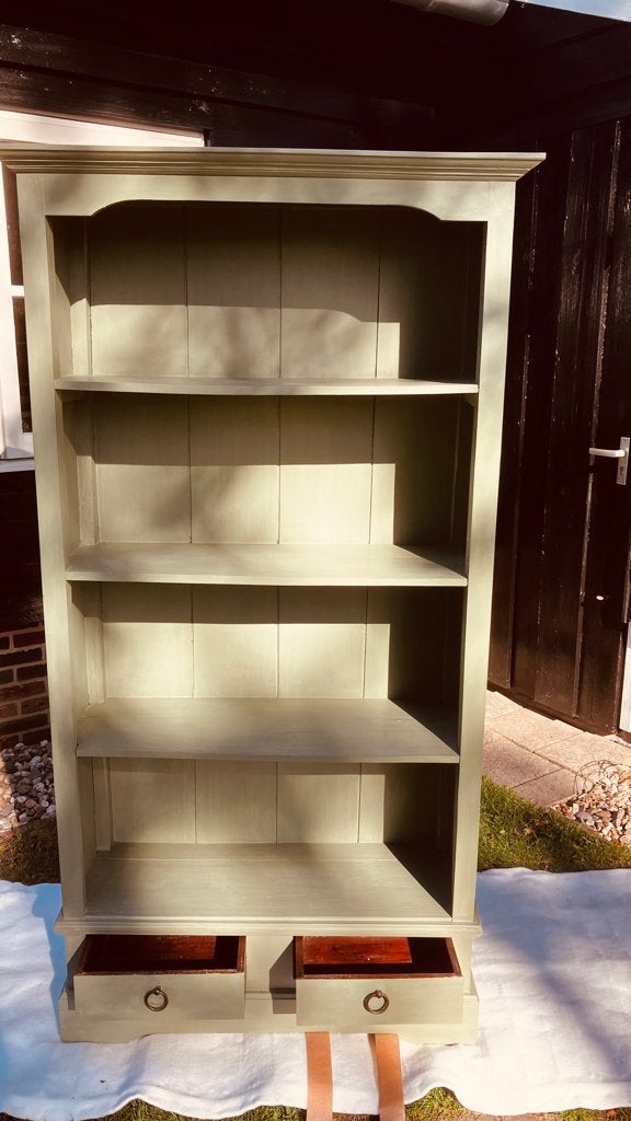 Koloniale boekenkast, Ophalen, Met plank(en), Gebruikt, Teakhout