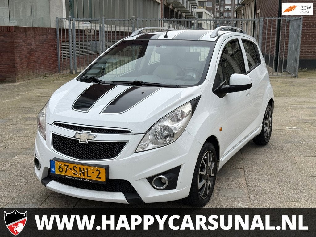 Chevrolet Spark 1.0 16V LS+ Bi-Fuel, LPG, NIEUWE APK, Auto's, Chevrolet, Voorwielaandrijving, Zwart, 4 cilinders, Bedrijf