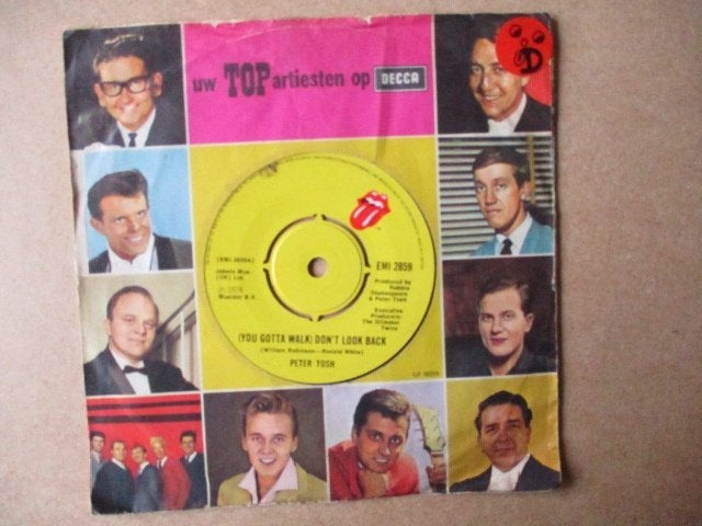 s5077 peter tosh / mick jagger - dont look back, Ophalen, Gebruikt, 7 inch, Overige genres