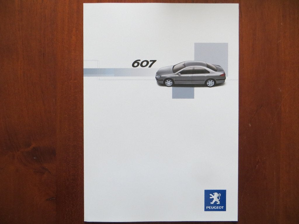 Peugeot 607 (juli 2003) met 2 bijlagen, Ophalen of Verzenden, Nieuw, Peugeot