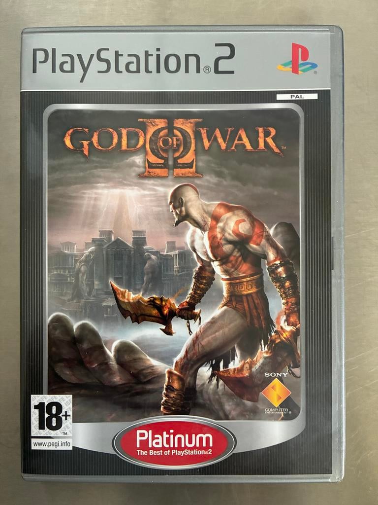 God of War II (Platinum) - PlayStation 2 - Zo goed als nieuw, Spelcomputers en Games, Games | Sony PlayStation 2, Avontuur en Actie