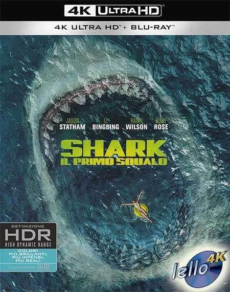 Blu-ray 4K: The Meg (2018 Jason Statham) 2-disc SC IT NLO, Ophalen of Verzenden, Nieuw in verpakking, Actie