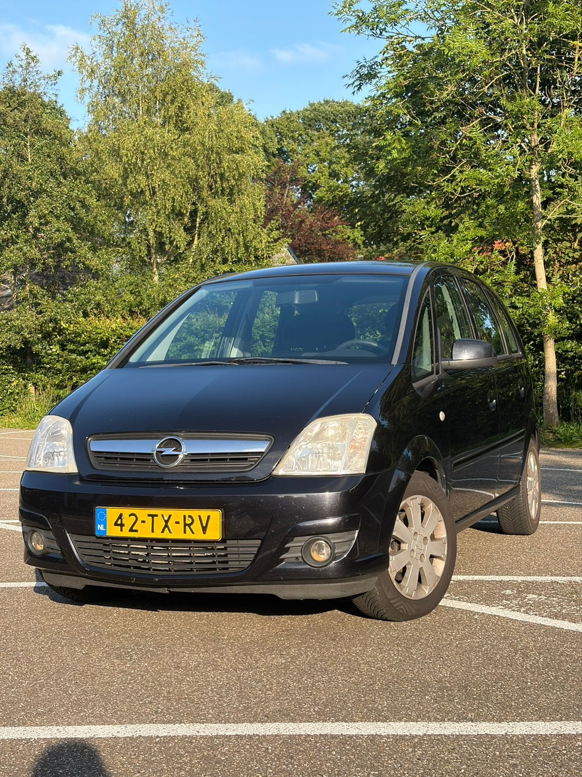 Opel Meriva (2007) • Airco • Cruise Control • CarPlay, Voorwielaandrijving, 15 km/l, 4 cilinders, Zwart