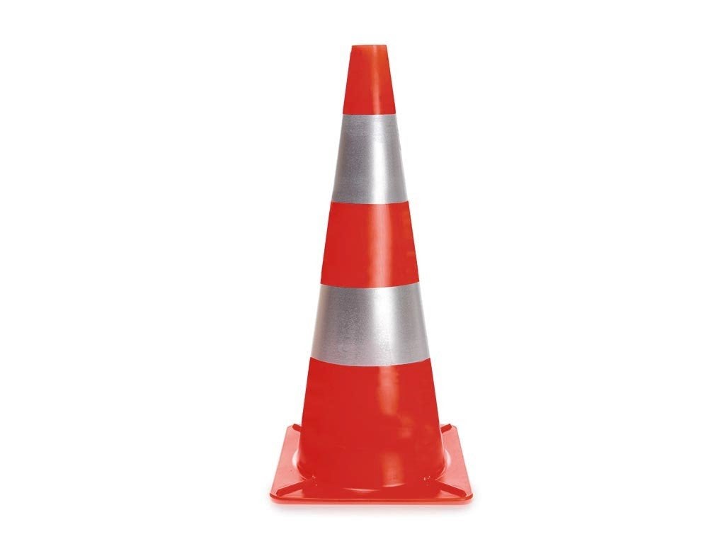 Verkeerskegel Pion Pylon met 2 reflecterende stroken 50 cm, Auto diversen, Auto-accessoires, Niet ingevuld, Niet ingevuld, Nieuw