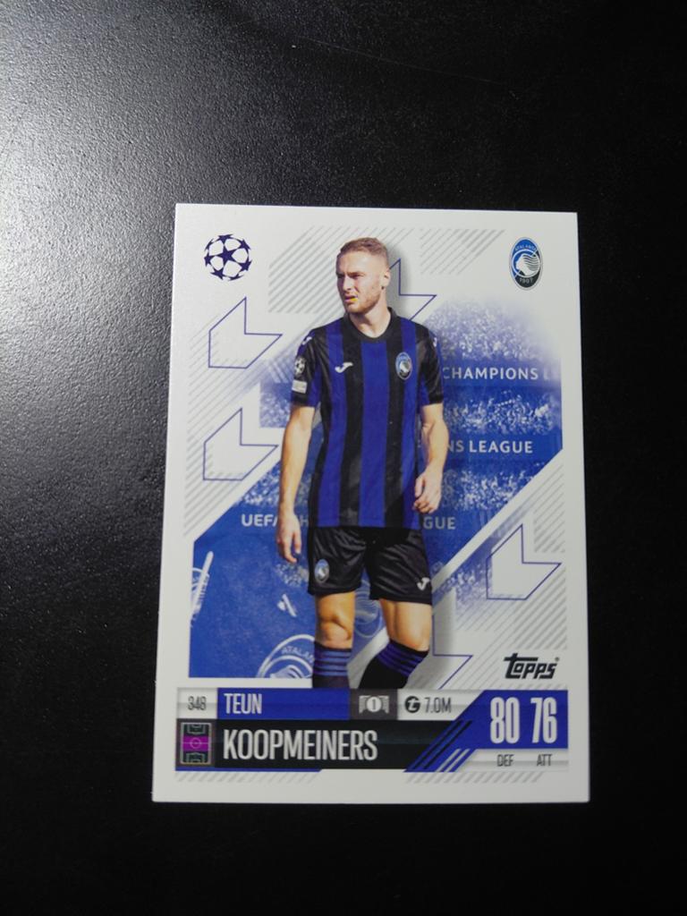 Teun koopmeiners (atalanta/juventus) topps, Ophalen of Verzenden, Nieuw, Buitenlandse clubs, Spelerskaart