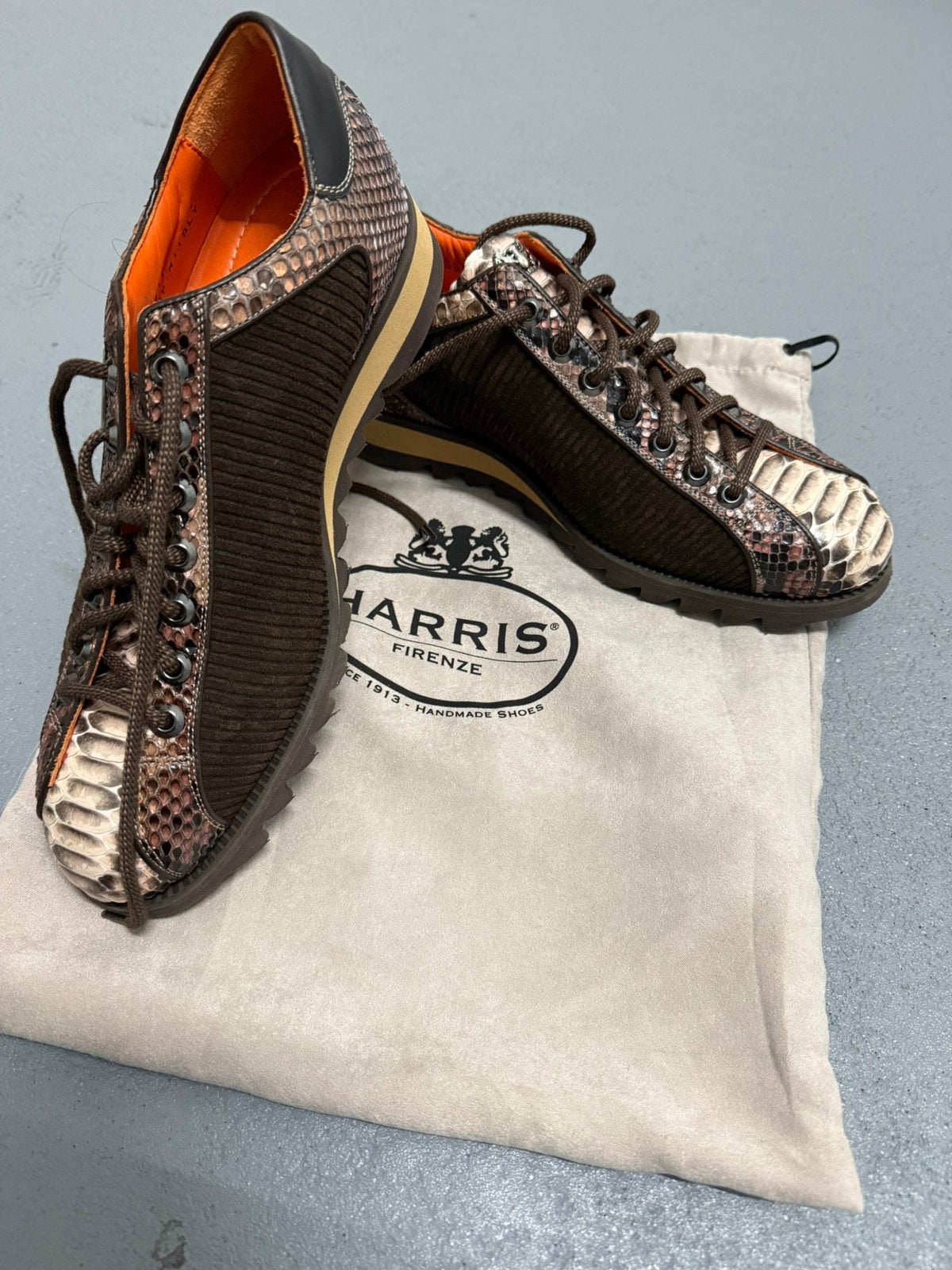 Harris schoenen, Ophalen, Bruin, Nieuw, Veterschoenen