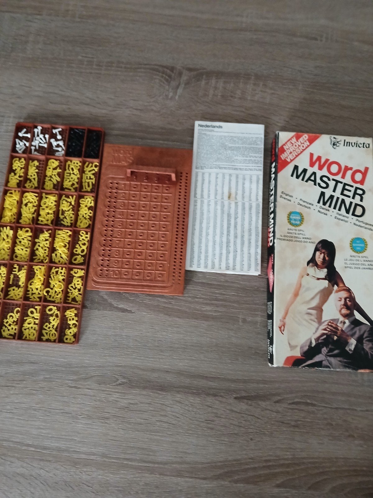 Word Master Mind - Invicta (Vintage Woordspel), Een of twee spelers, Ophalen of Verzenden, Gebruikt, Invicta