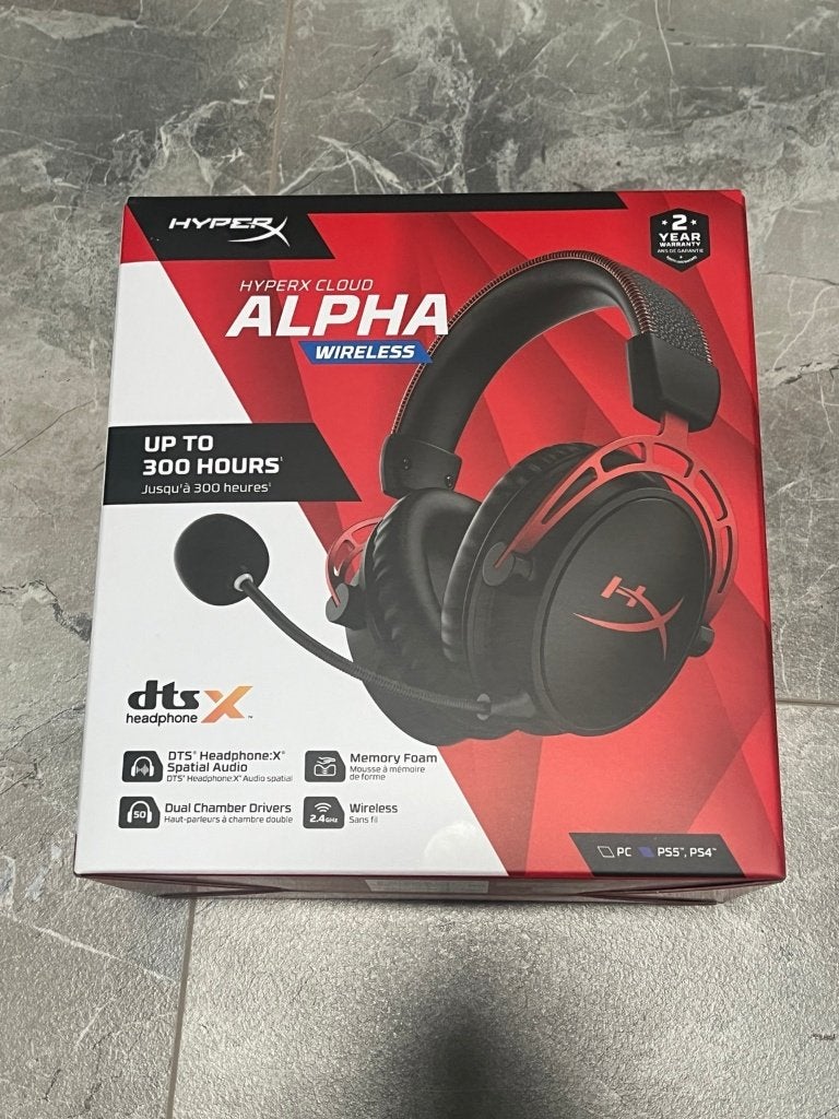 HyperX Cloud Alpha Wireless – Nieuw & Geseald, HyperX, Nieuw, Ophalen of Verzenden, Draadloos