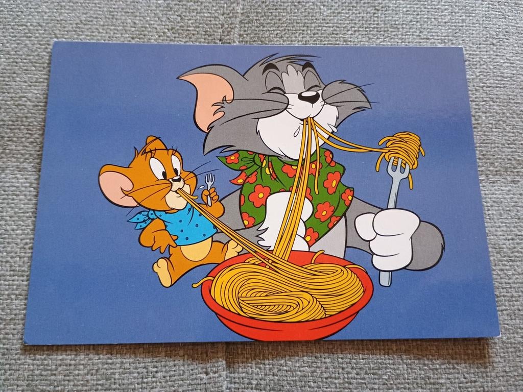 Tom and Jerry ansichtkaart, Ophalen of Verzenden, Overige thema's