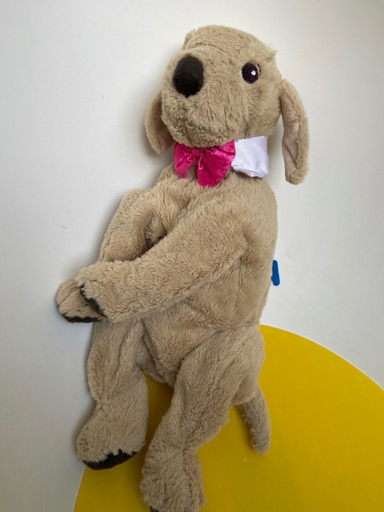 K3385 ikea hond Golden Gossig met strik, Ophalen of Verzenden, Zo goed als nieuw, Hond