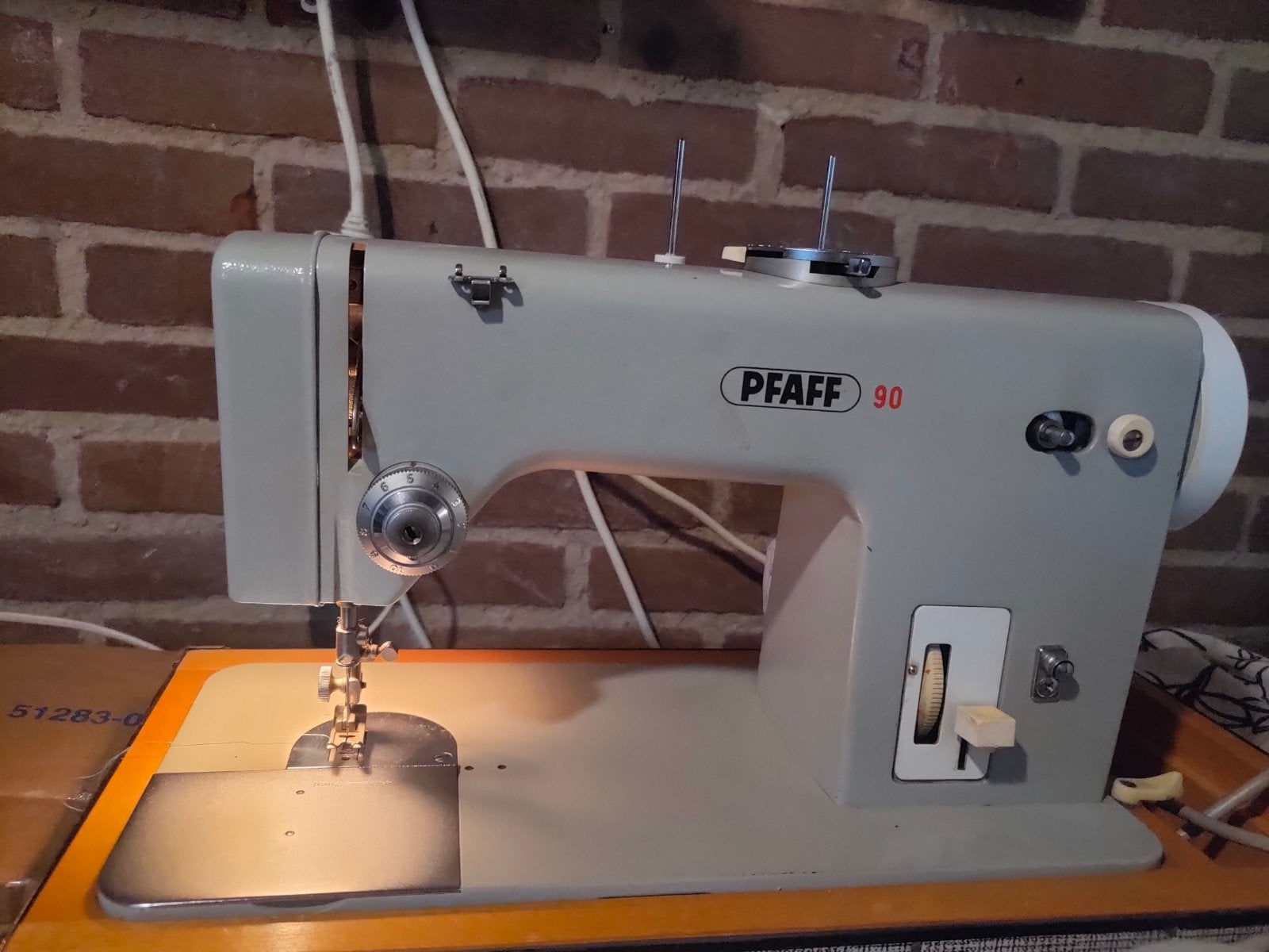 Pfaff 90 oersterk naaimachine, ook jeans!, Ophalen of Verzenden, Zo goed als nieuw, Naaimachine, Pfaff