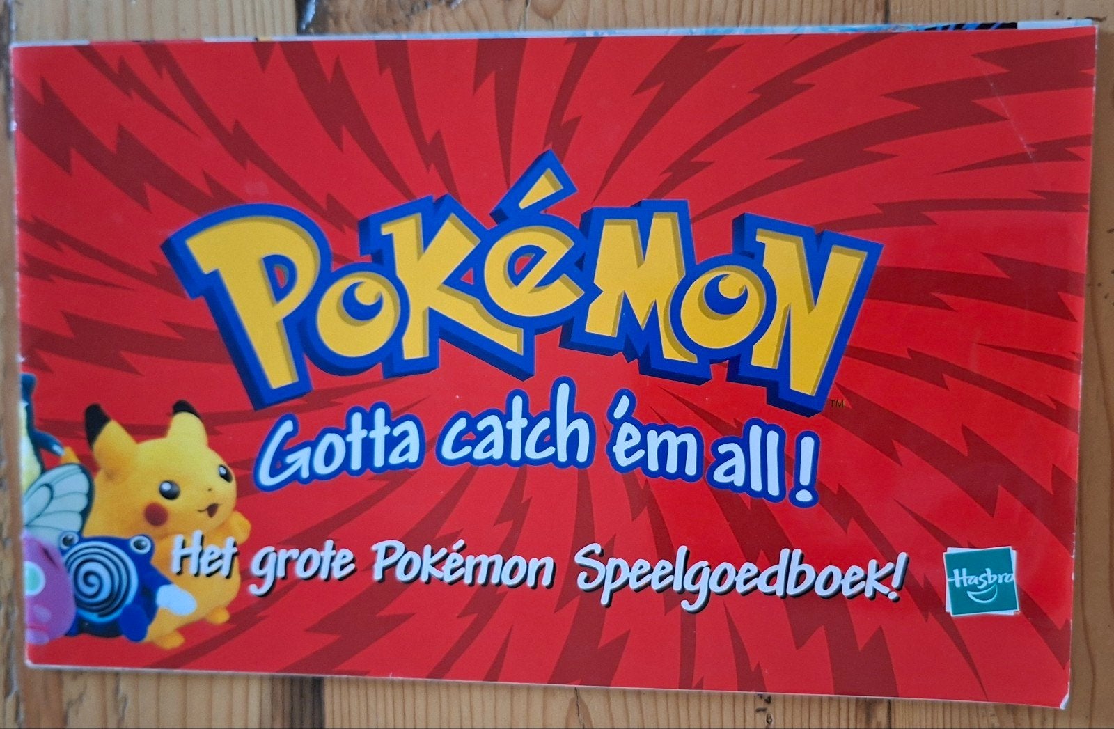 Het grote pokemon boek Hasbro gotta catch them all, 1 speler, Ophalen of Verzenden, Zo goed als nieuw, Vanaf 3 jaar