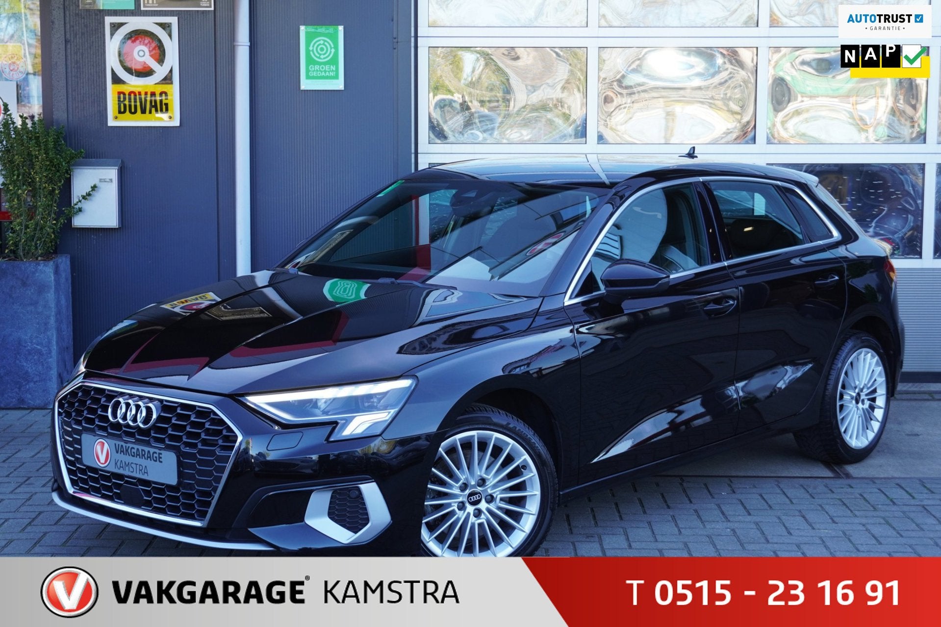 Audi A3 Sportback 30 TFSI NAP Navi/Clima/Cruise, Auto's, Gebruikt, Euro 6, Origineel Nederlands, Bedrijf