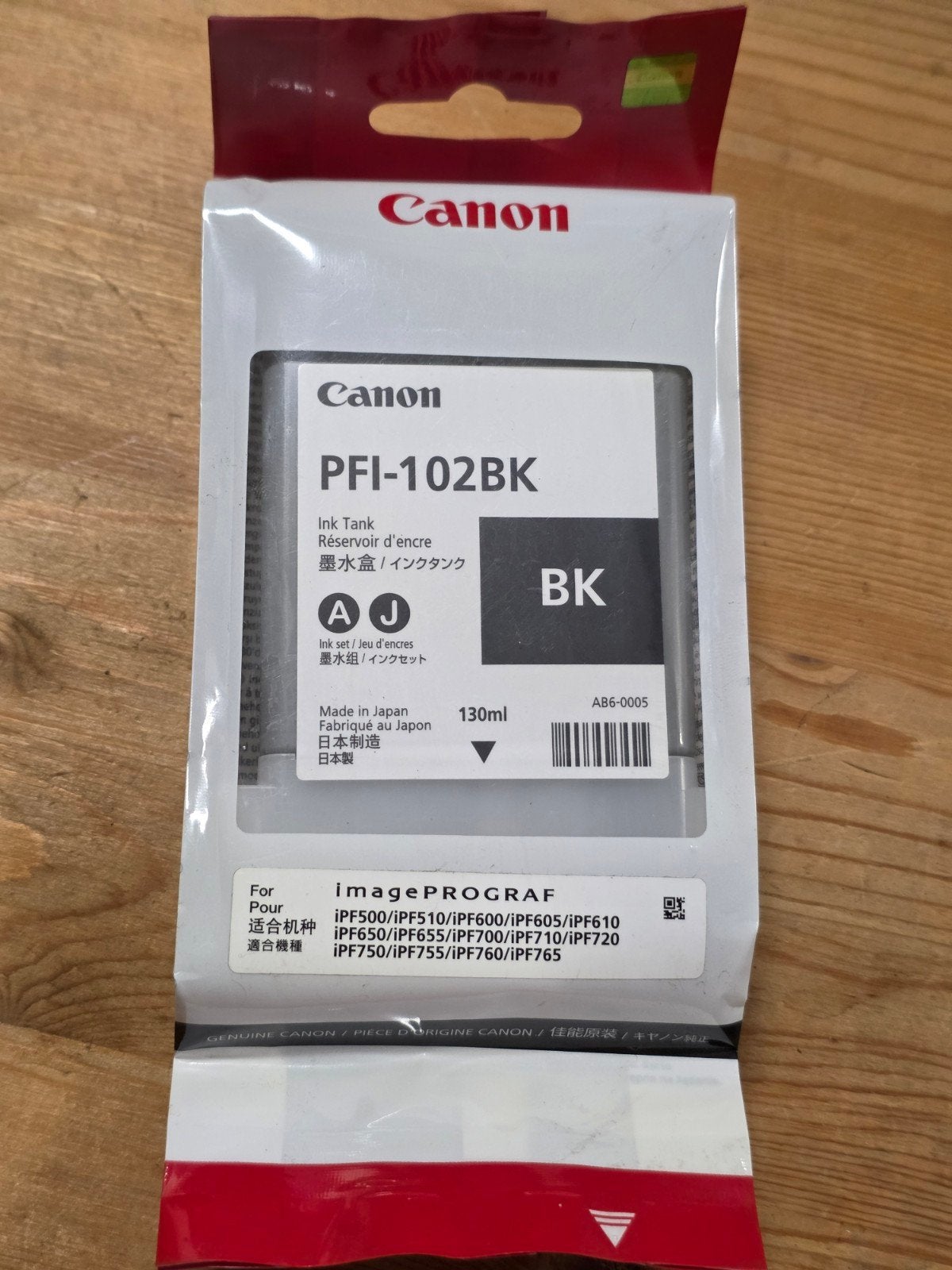 Canon PFI-102BK Inktcartridge 130ml voor ImagePROGRAF, Computers en Software, Printerbenodigdheden, Nieuw, Cartridge, Ophalen of Verzenden
