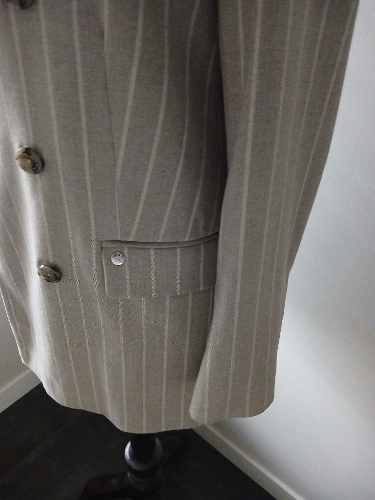 Blazer Mos Mosh beige gestreept, MOS MOSH, Beige, Zo goed als nieuw, Ophalen