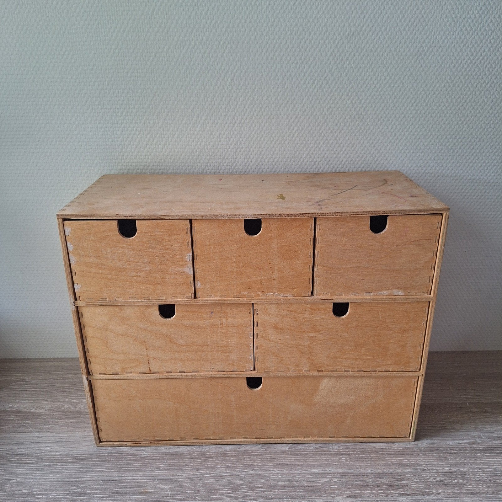 Ikea Moppe houten mini ladekast 42x18,5x32 cm, Ophalen of Verzenden, Zo goed als nieuw