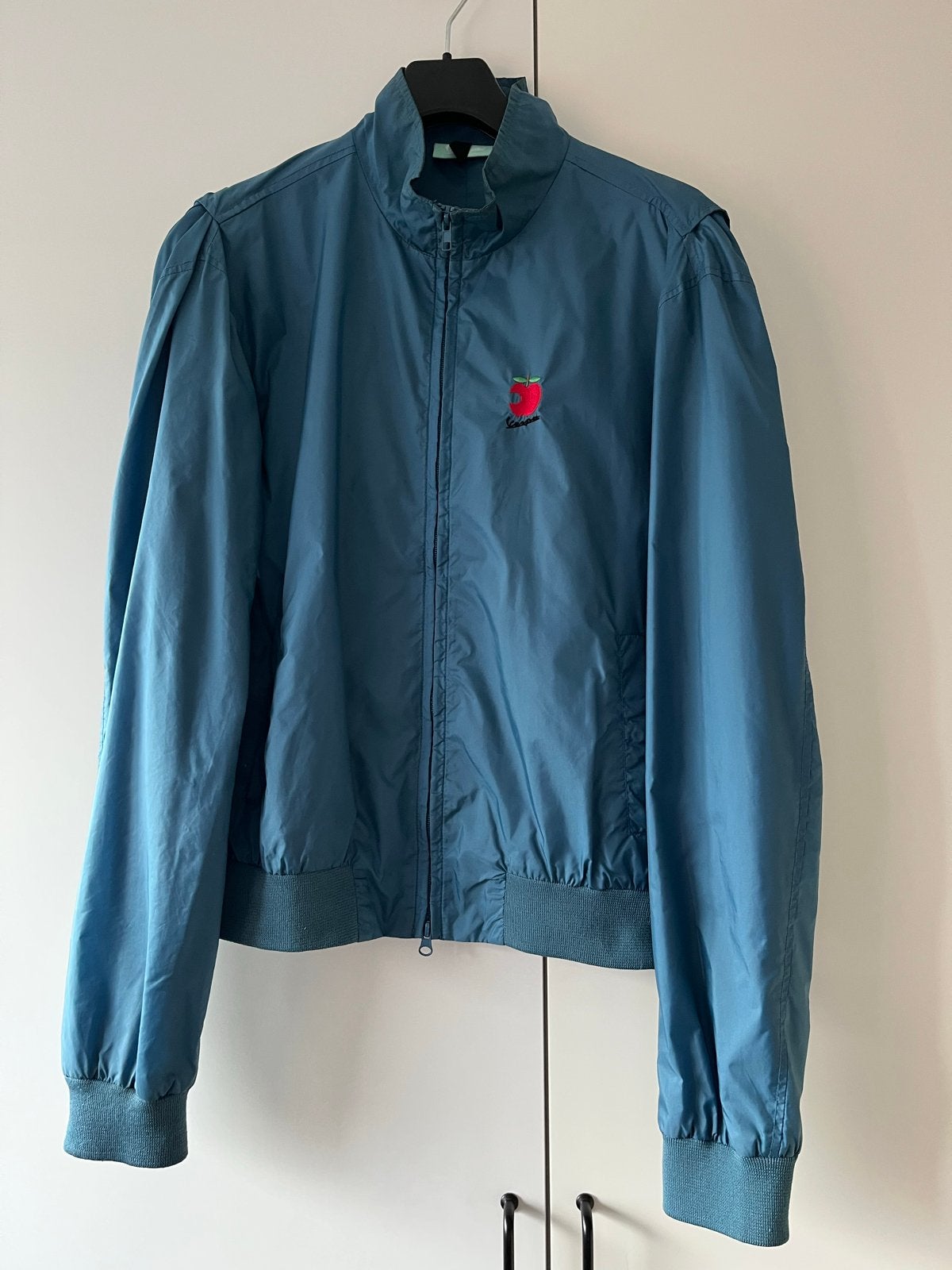 Origineel Vespa jasje met geborduurd logo - Maat XL, Ophalen of Verzenden, Gedragen, Maat 56/58 (XL), Blauw