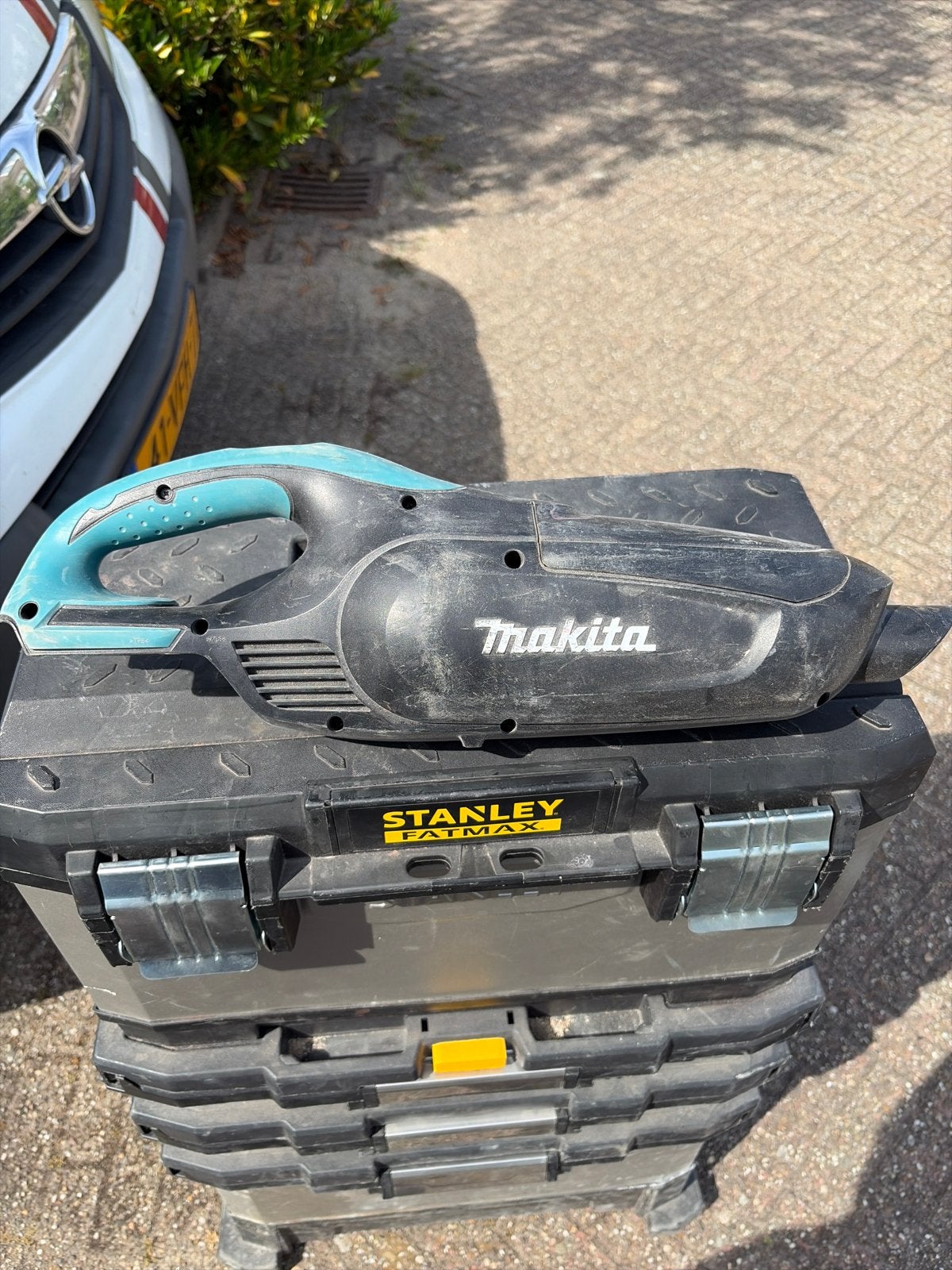 Makita DCL182 Stofzuiger 18V - Gebruikt, Witgoed en Apparatuur, Stofzuigers, Ophalen, Gebruikt, Kruimeldief, Draadloos