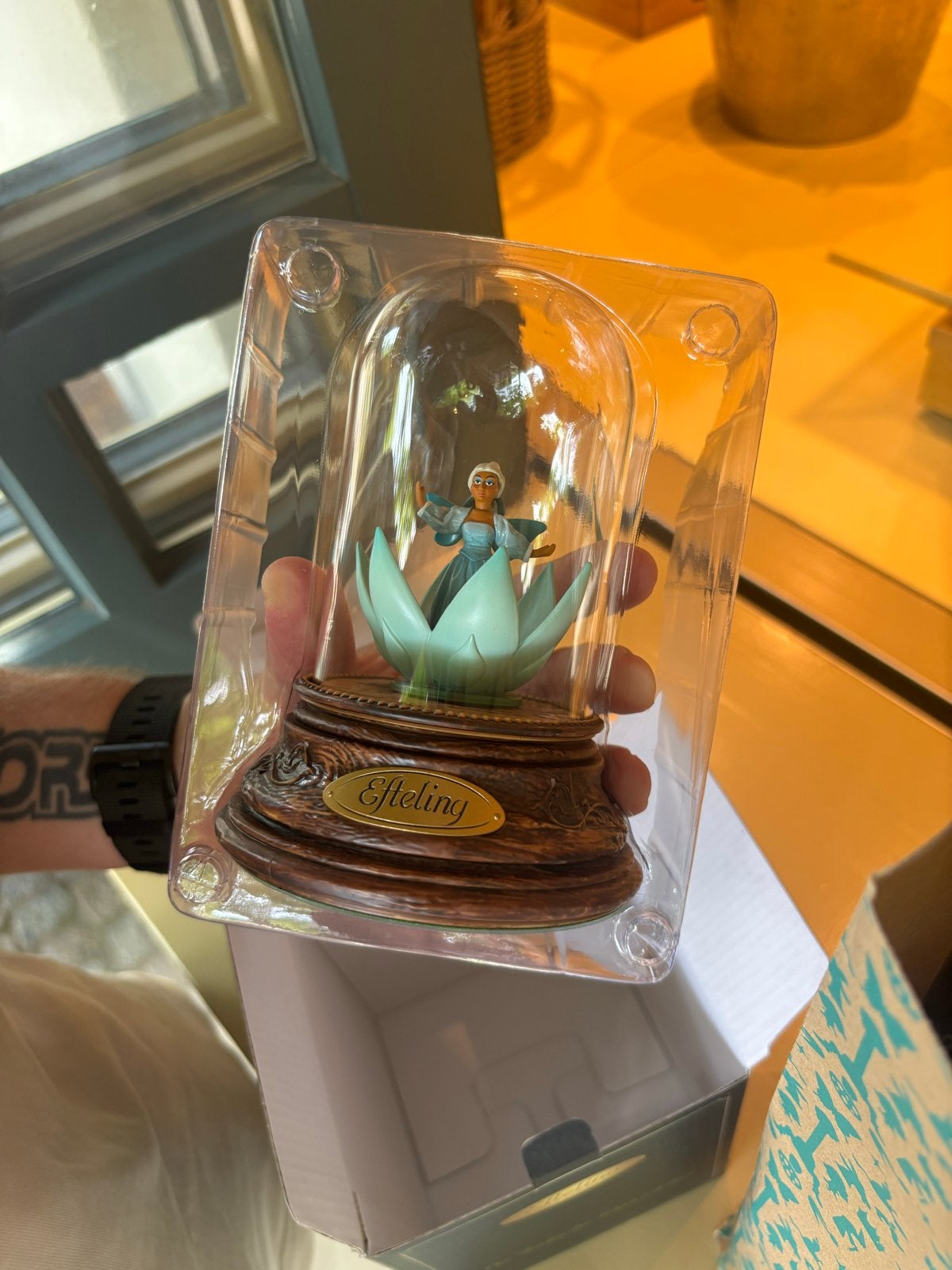 Efteling waterlelie Beeldje - Ruilen voor Joseph Charlata, Ophalen of Verzenden, Nieuw, Beeldje of Poppetje