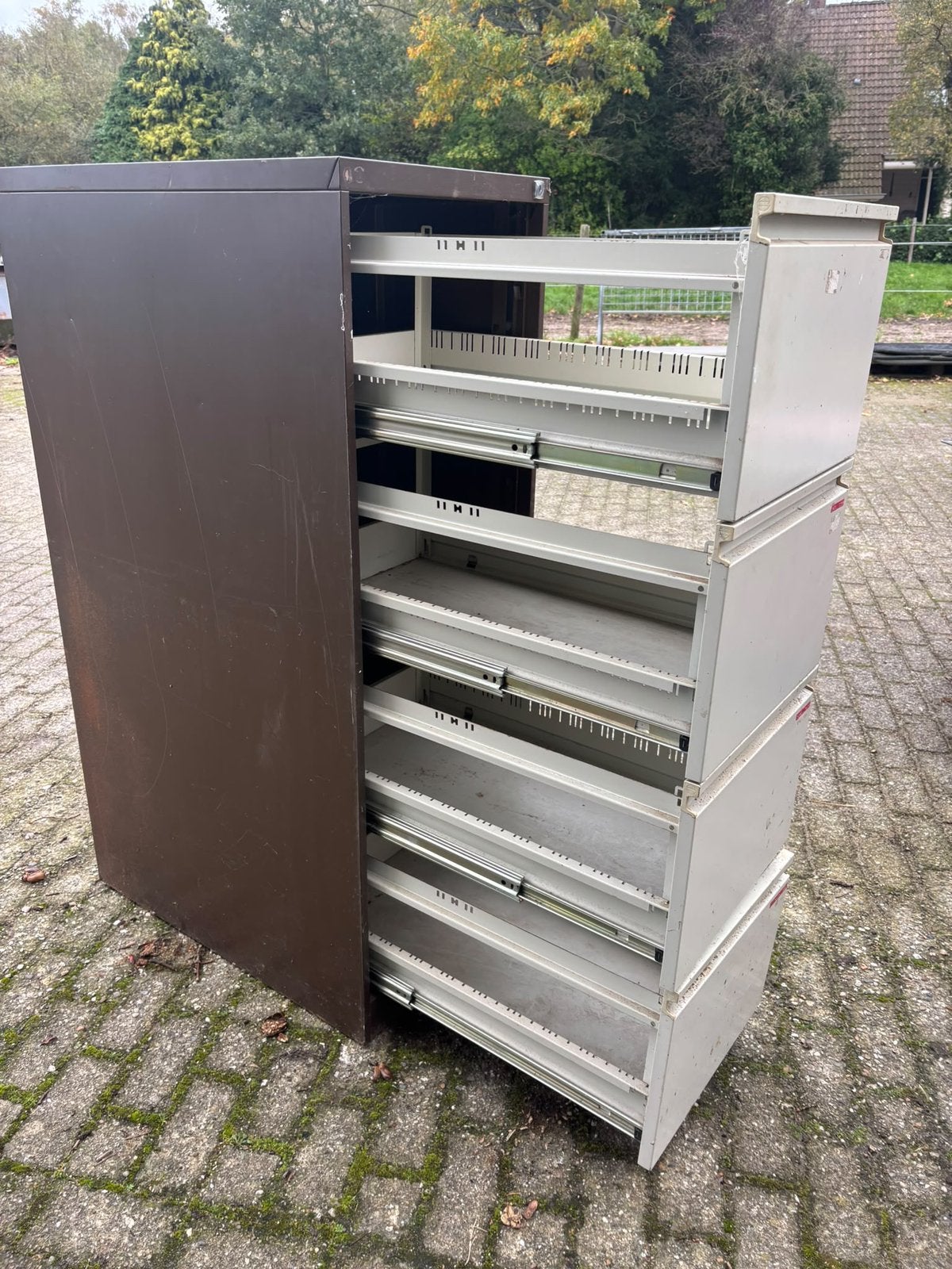 Arciefkast met 4 lades, Ophalen, 50 tot 100 cm, Zo goed als nieuw, Minder dan 100 cm