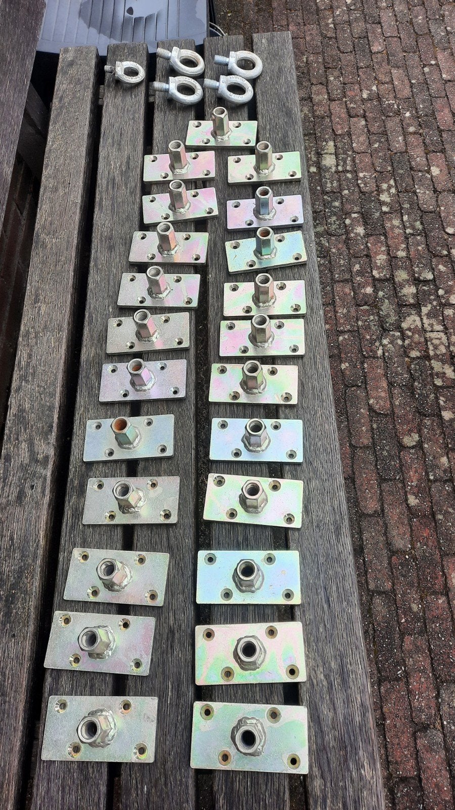 paaldragers'zware paaldragers m16, Minder dan 25 mm, Ophalen of Verzenden, Pallet, Minder dan 200 cm
