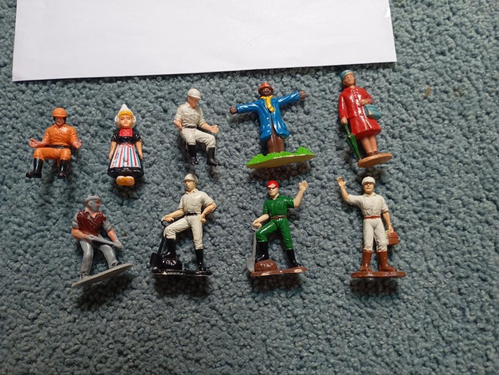 Figuren Trein maquette NS Bouw, Ophalen of Verzenden
