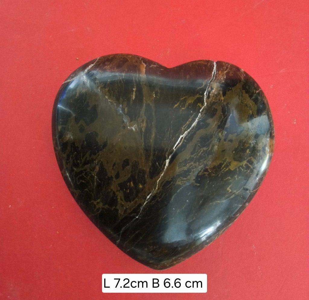 Black opal hartjes, Ophalen of Verzenden, Mineraal