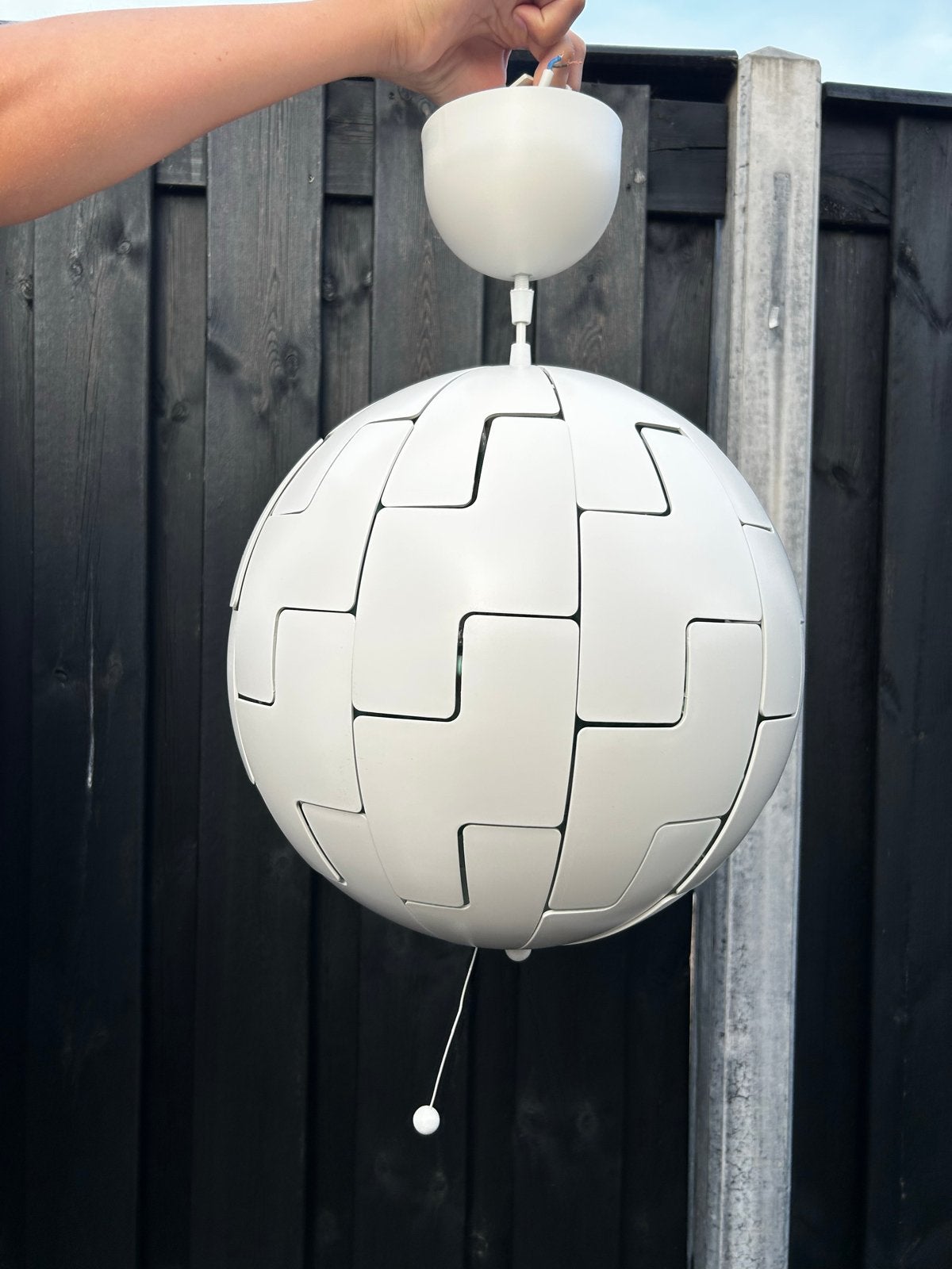 IKEA PS 2014 Hanglamp Wit/Groen - Zo goed als nieuw, Huis en Inrichting, Ophalen of Verzenden, Zo goed als nieuw, Kunststof