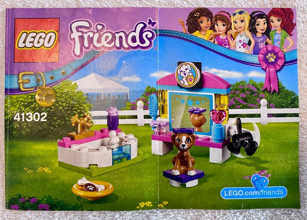 LEGO Friends 41302 Puppy Pampering (compleet), Lego, Friends, Ophalen of Verzenden, Zo goed als nieuw