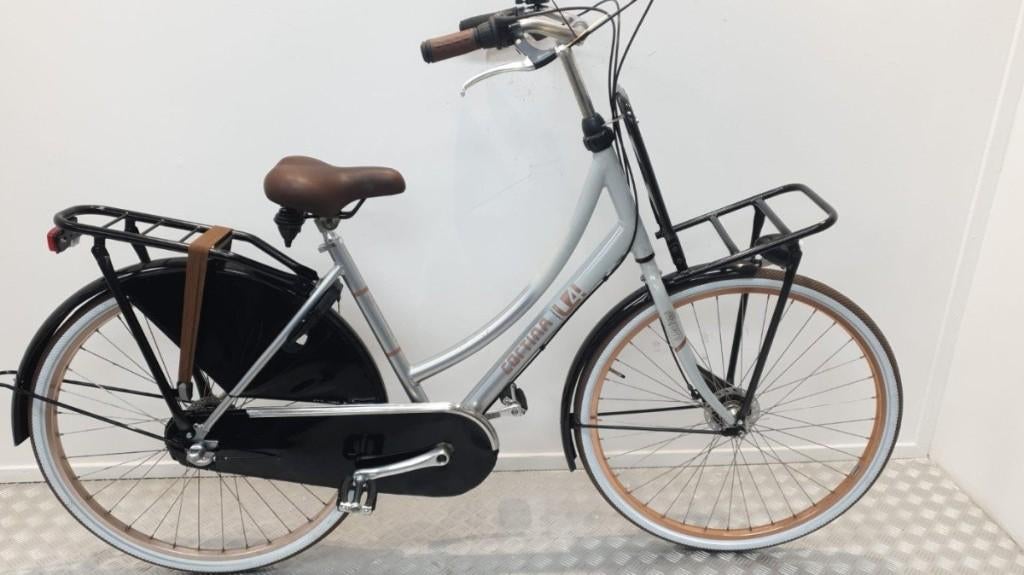 Cortina U4 | Gebruikt | 3 Maanden Garantie | 58 cm | Grijs |, Budget Bike XL, Cortina U4 Transport, Info@budgetbike.nl, Ophalen of Verzenden