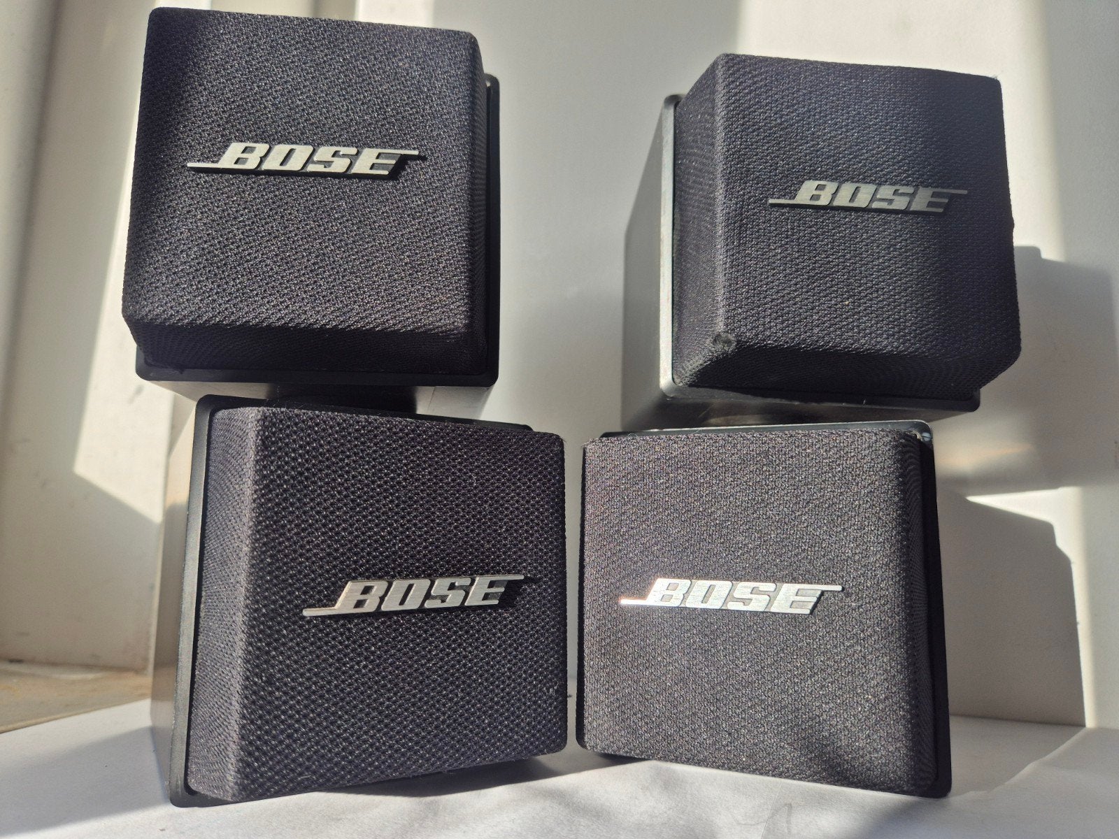 2x Bose Acoustimass Cube Speakers AM-5 - Getest en Werkend, Audio, Tv en Foto, Gebruikt, Speakerset, Ophalen of Verzenden, Bose